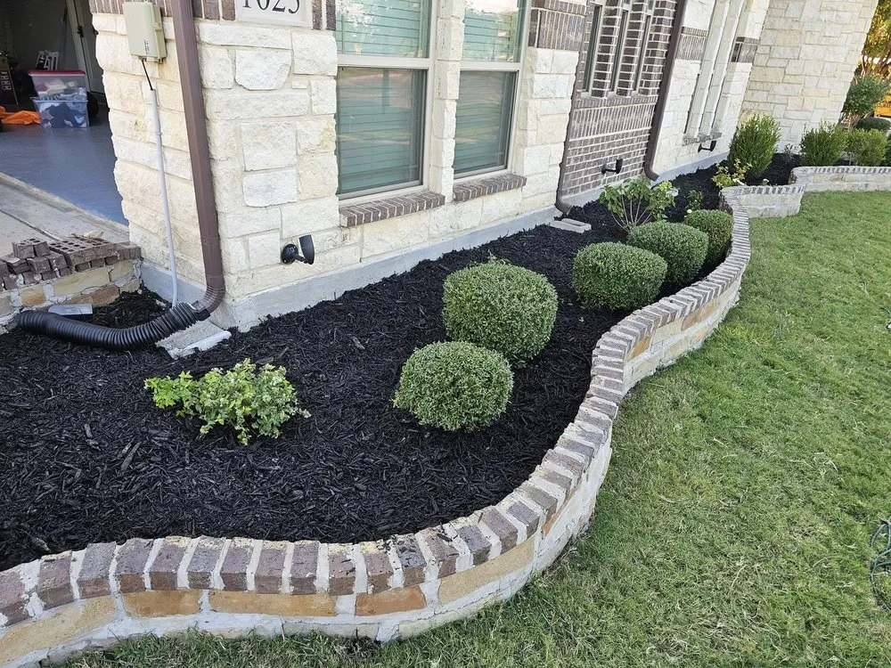 Affordable residential landscaping for year-round maintenance in Forney, TX by Double A Elite Lawns