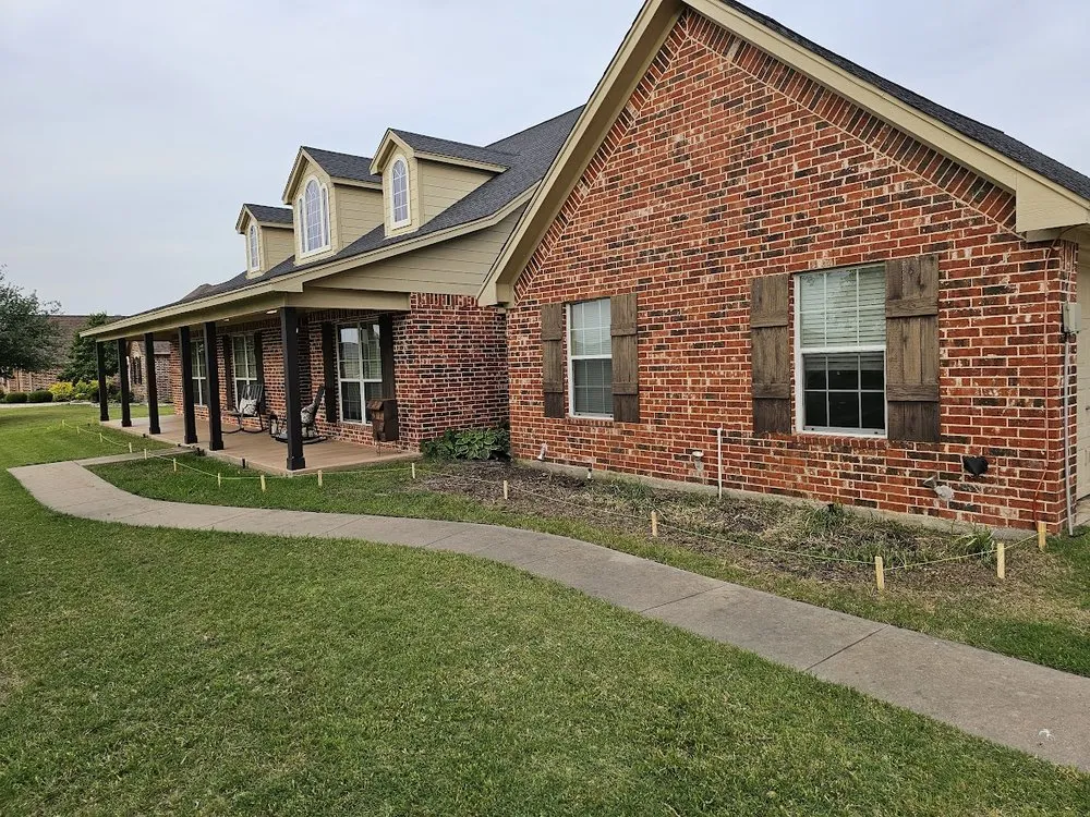 Custom residential landscaping in Forney, TX by Double A Elite Lawns