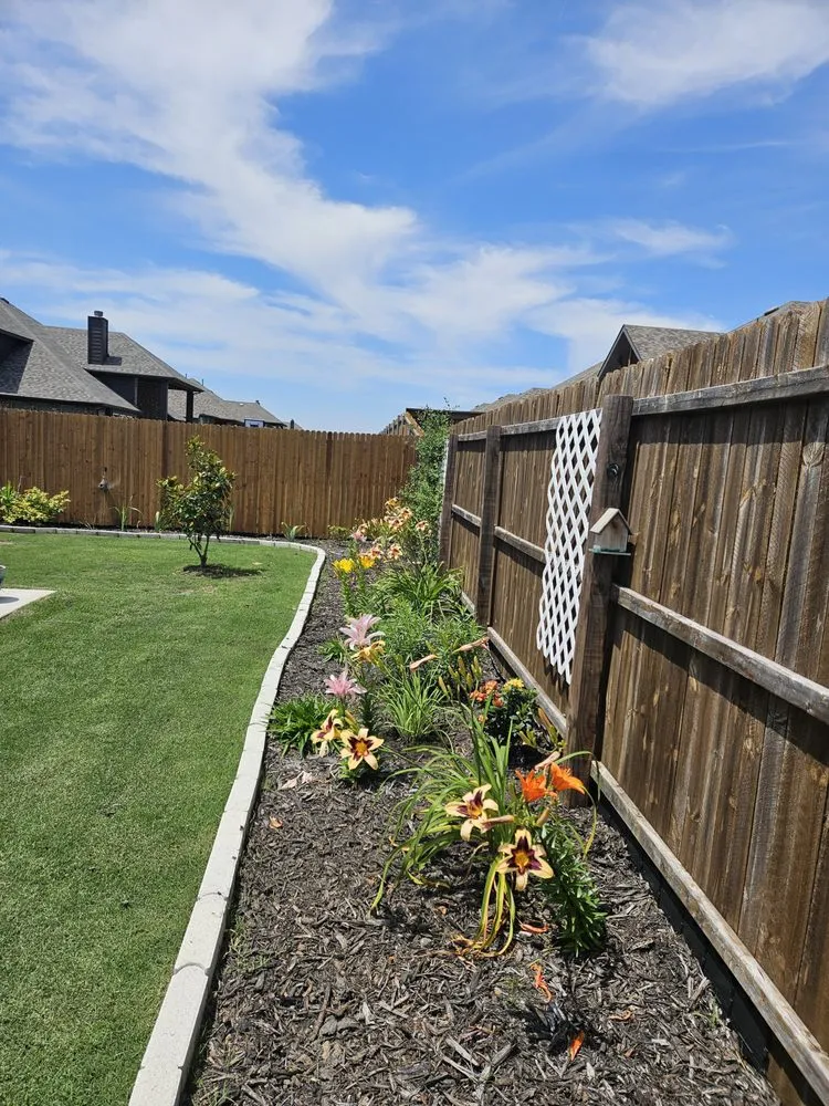 Trusted garden landscaping in Forney, TX by Double A Elite Lawns