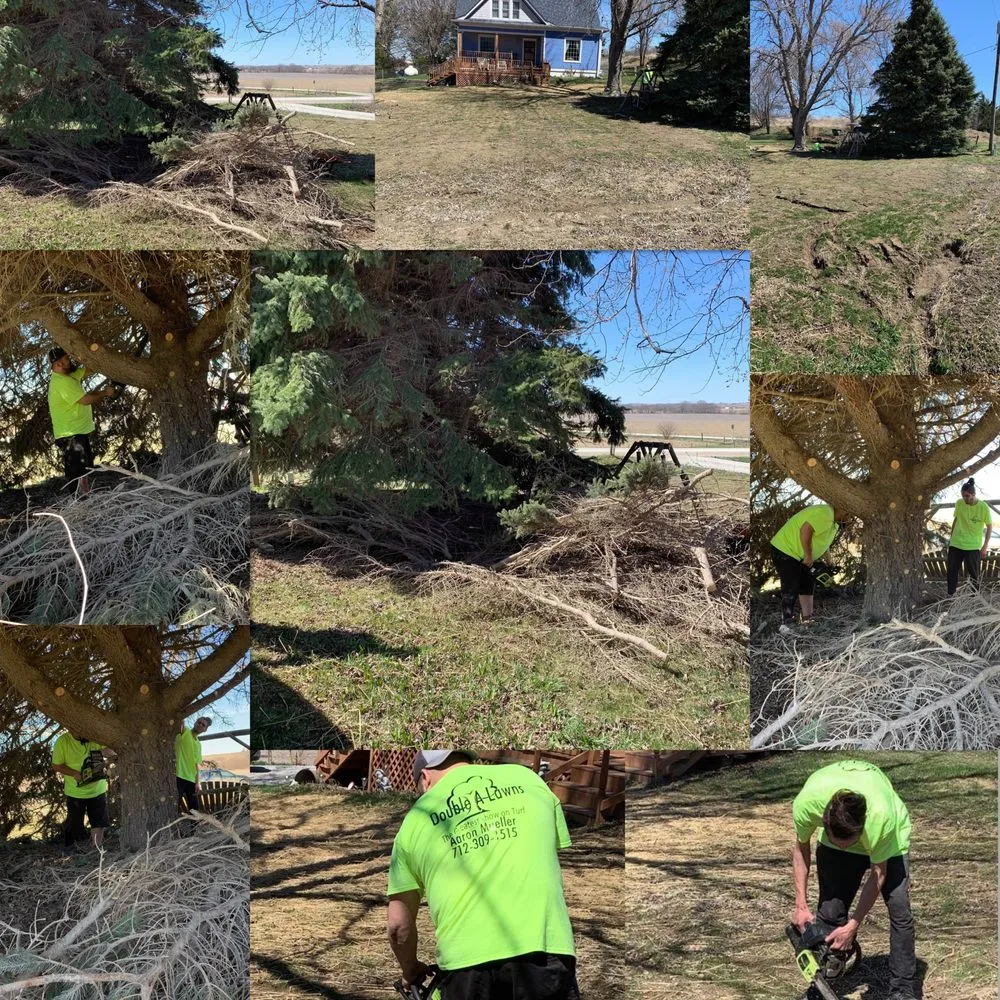 Trusted residential landscaping for year-round maintenance in Council Bluffs, IA by Double A Lawns