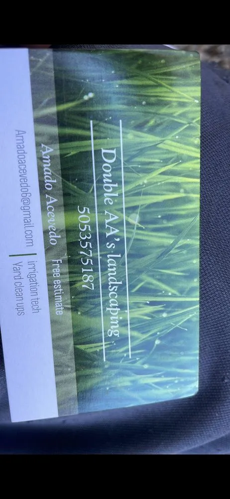 Local lawn mowing service in NM, NM - Double AA’s landscaping