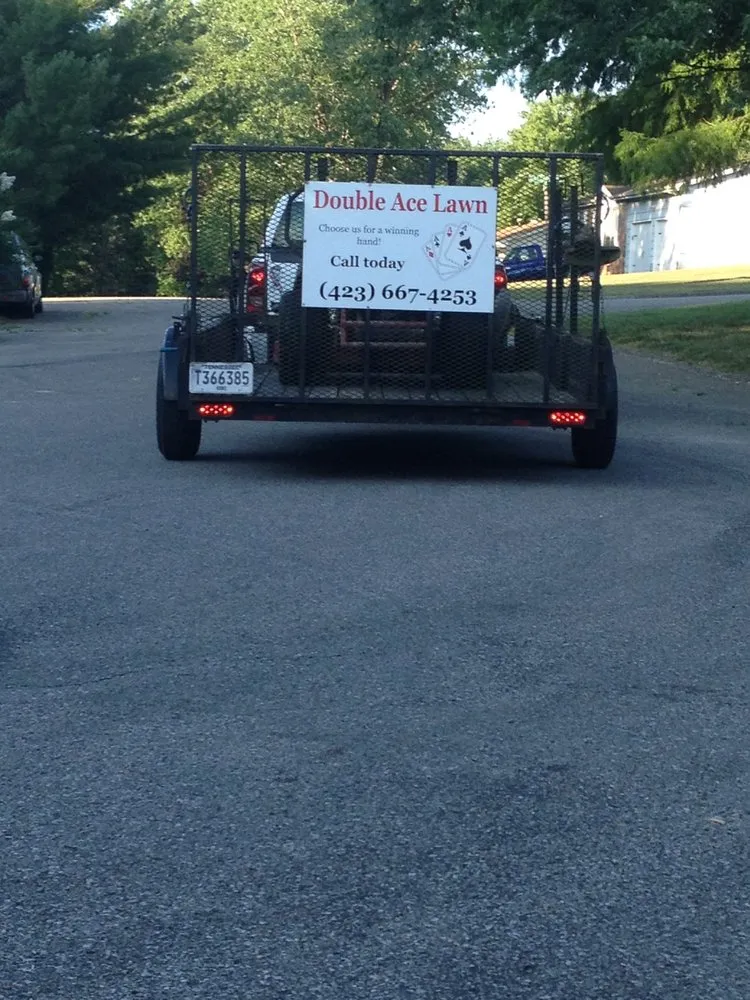 Professional yard cleanup service for residential properties in Chattanooga, TN by Double Ace Lawn Maintenance