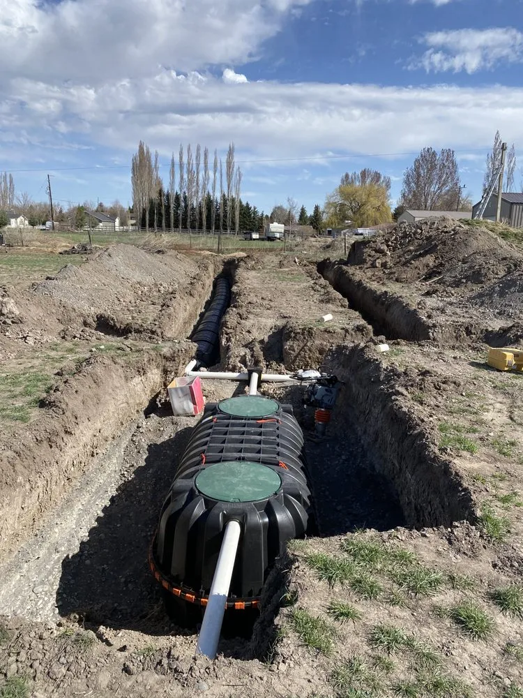 Custom landscape installation in Menan, ID - Double B Excavation