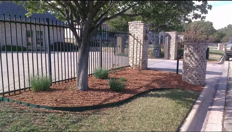 Affordable garden landscaping with custom design in Bryan, TX by Double C Landscape
