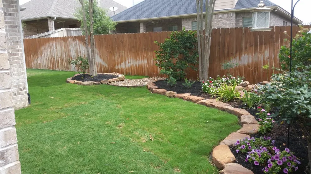 Affordable landscape design for residential properties in Bryan, TX by Double C Landscape