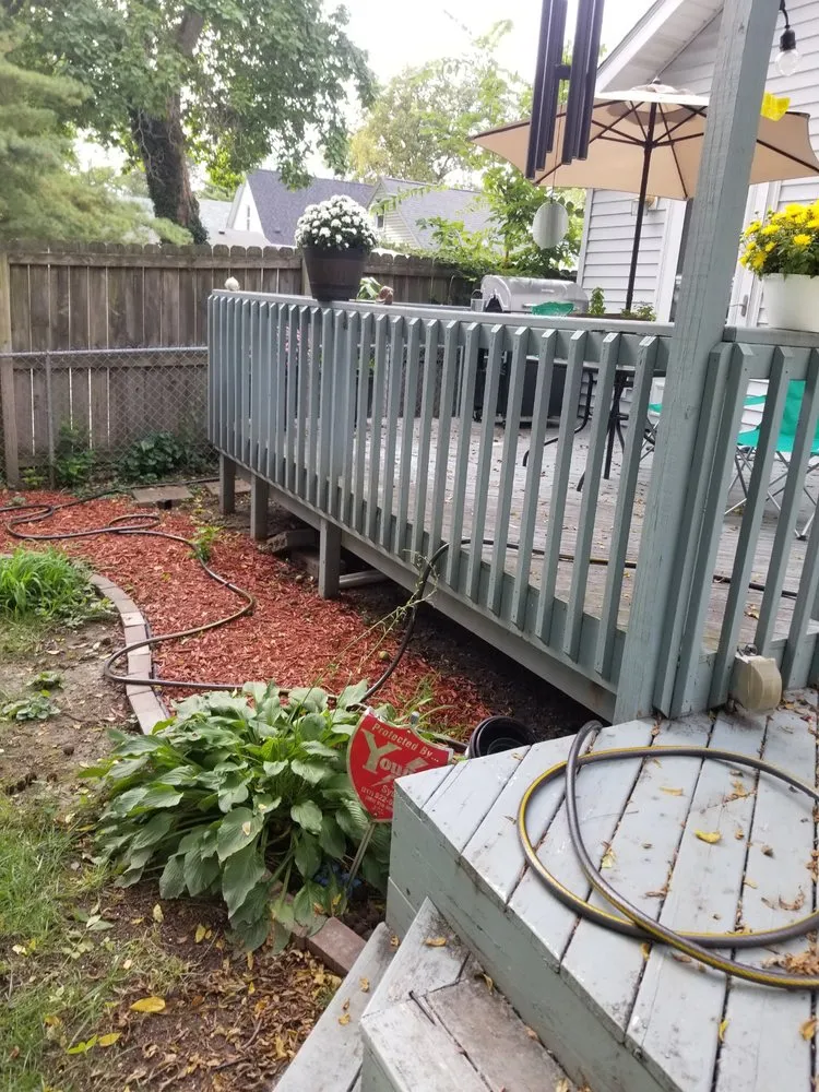 Expert yard cleanup service with custom design across Springfield, IL - Double D & Son Tree Experts