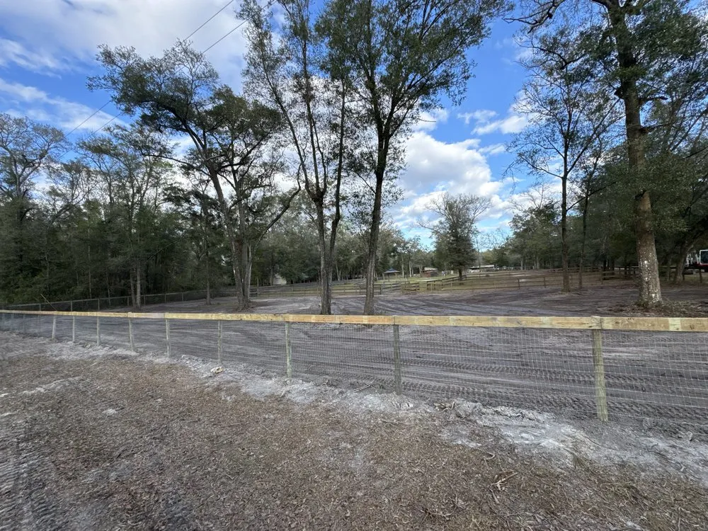 Custom outdoor landscaping in Inglis, FL by Double D Land & Tree