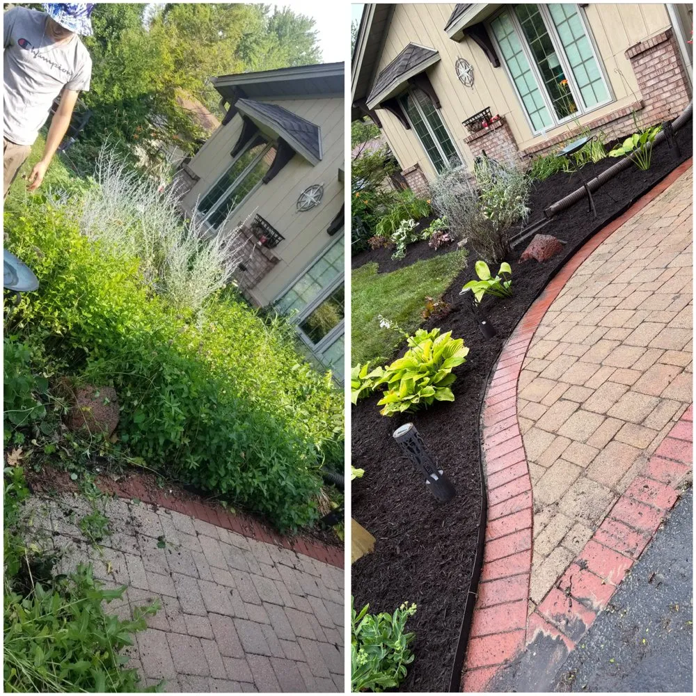 Custom garden landscaping in Rockford, IL - Double Duty