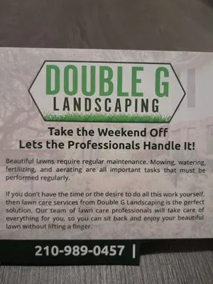 Double G Landscaping Logo