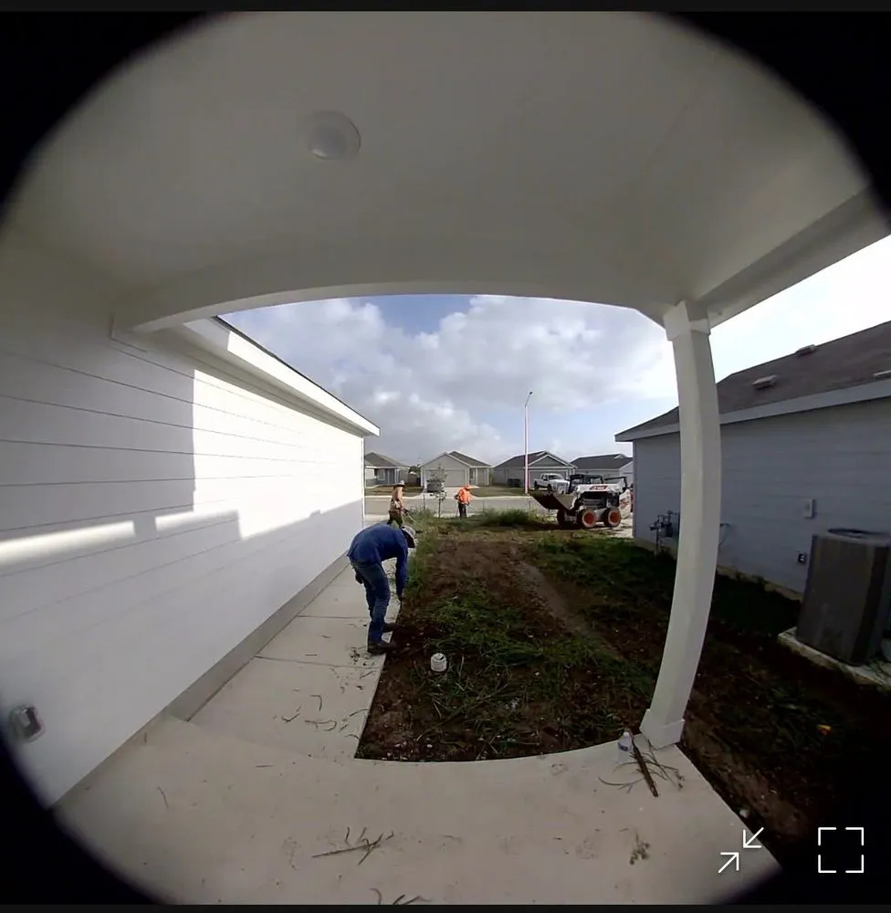 Professional outdoor landscaping for outdoor upgrades in La Coste, TX by Double H Landscape