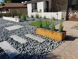 Professional lawn care service with custom design in Santa Fe, NM by Double J Handyman & Landscaping