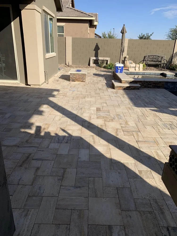 Expert garden landscaping with custom design in Gilbert, AZ by Double J Landscape & Design
