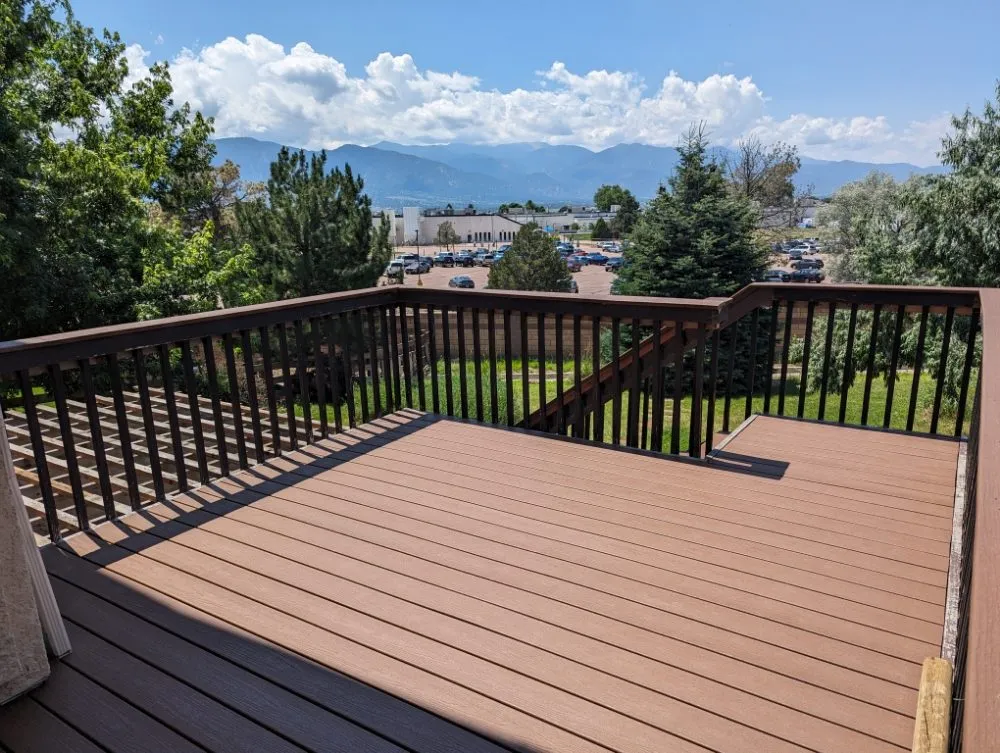 Professional lawn mowing service for residential properties in Colorado Springs, CO by Double L Concrete