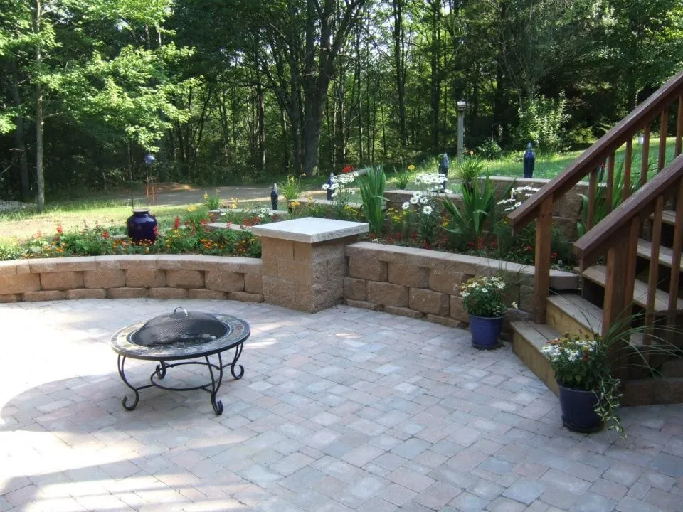 Professional residential landscaping in Montague, MI by Double L Enterprises Inc