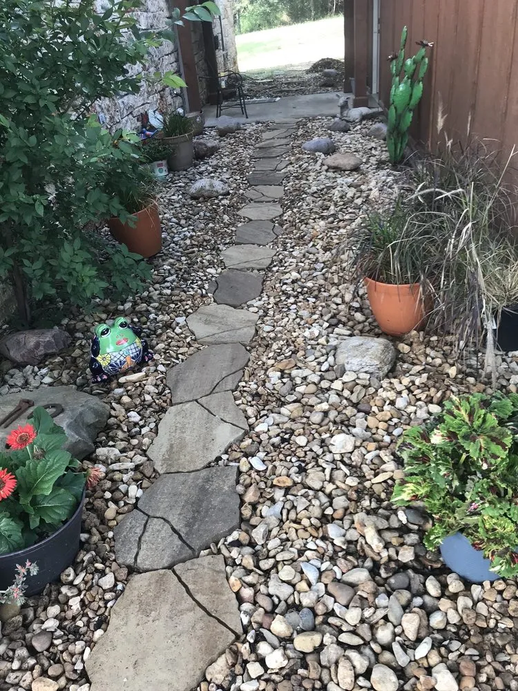 Trusted lawn mowing service with custom design in Decatur, TX by Double M Landscaping