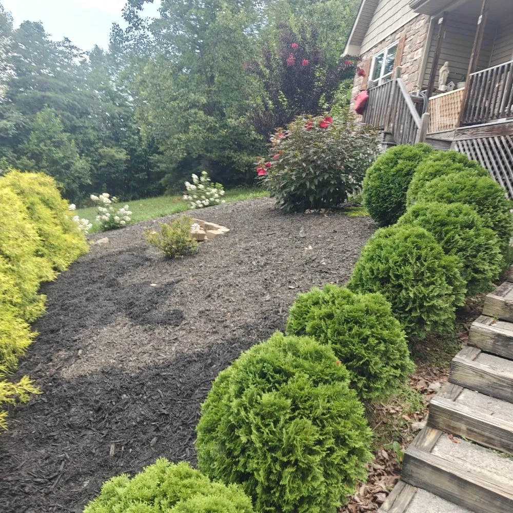 Expert garden landscaping in Fincastle, VA by Double M Mowing