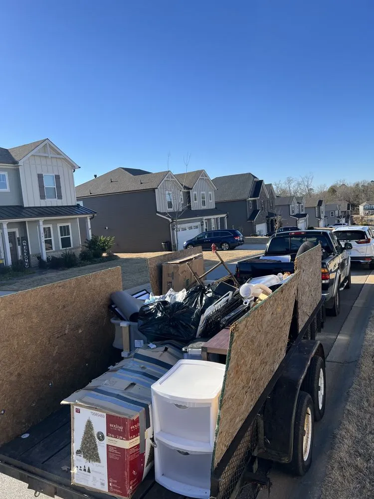 Affordable garden landscaping in Greenville, SC by Double R Hauling