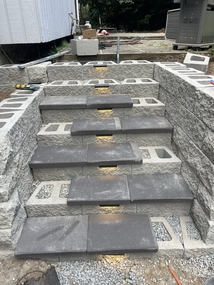 Custom garden landscaping in Marysville, WA by Double T Landscaping and Construction