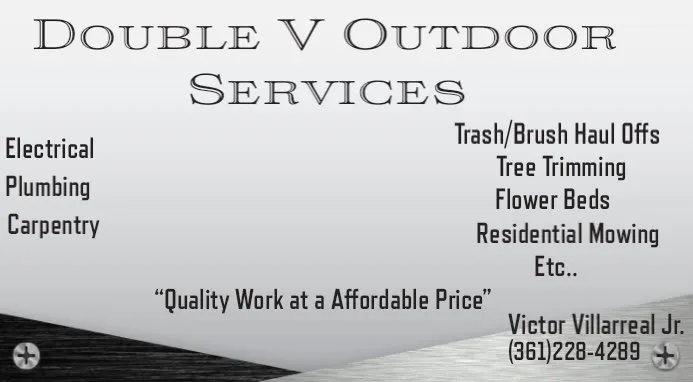 Expert yard cleanup service in Kingsville, TX by Double V Outdoor Services