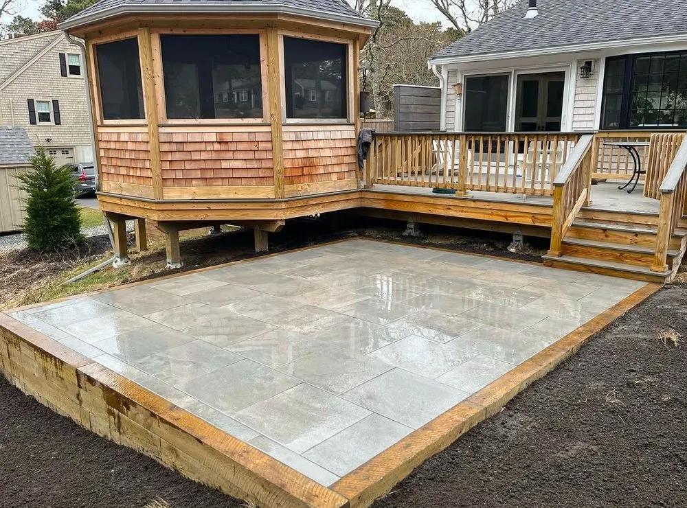 Professional lawn care service for homes in Wellfleet, MA by Doucette Landscaping