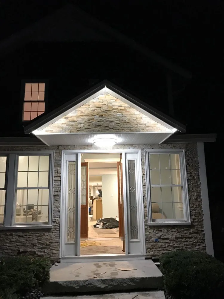 Custom lawn mowing service with custom design across Mansfield, MA - Doug & Jeff Landscaping