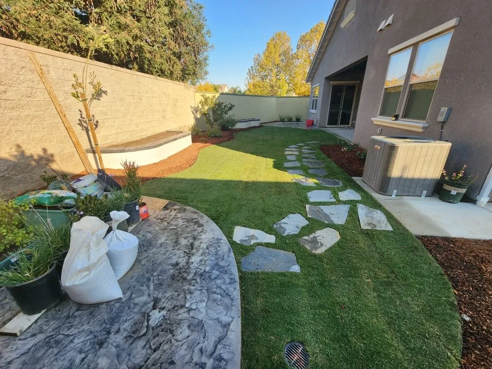Local landscape installation in Fresno, CA - Doug Fluter Landscaping