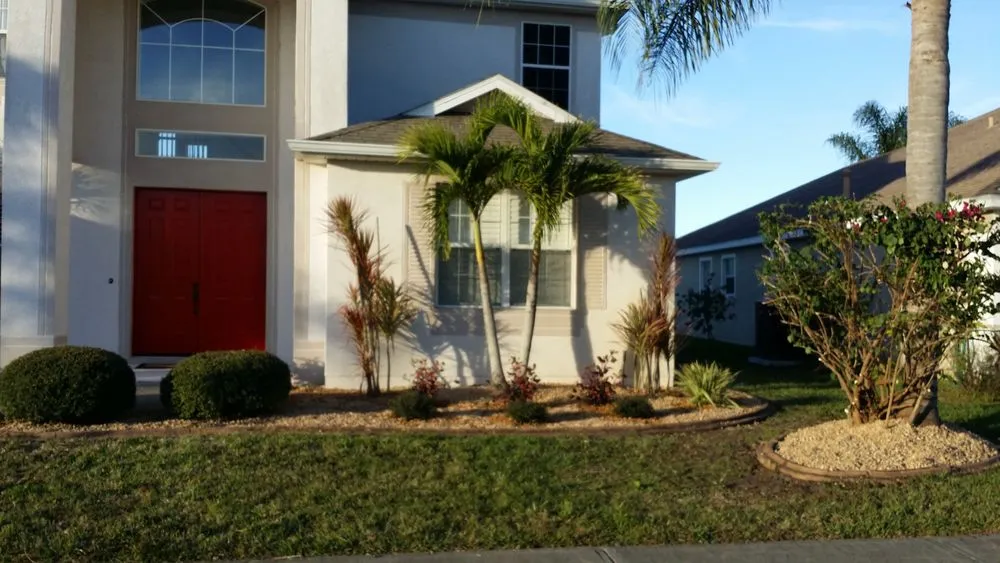 Local landscape installation in Palm Bay, FL by Doug Scott Lawn Maintenance