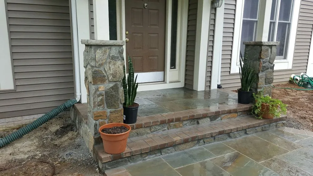 Custom yard cleanup service in Woodbridge, VA by Douglas Landscaping & Masonry