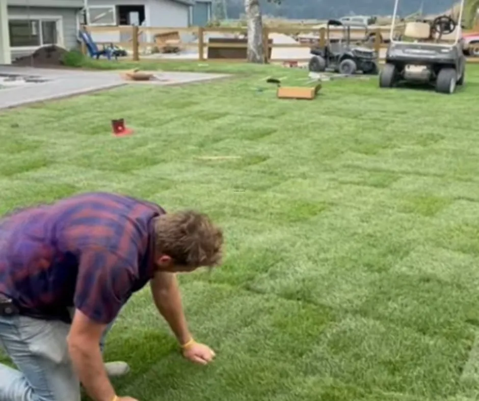 Affordable yard cleanup service with custom design in Douglasville, GA by Douglasville Sod Installation