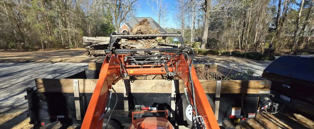 Expert garden landscaping for beautiful yards in Lugoff, SC by Doug's Lawn Tractor & Hauling Services