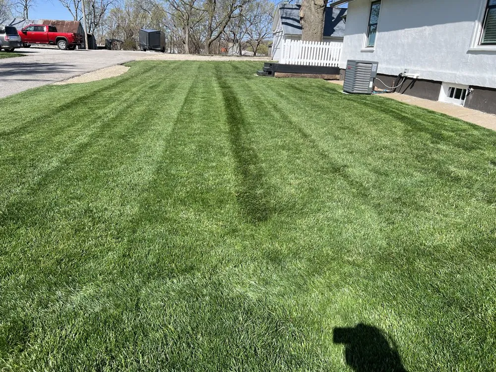 Custom outdoor landscaping with custom design in Highland, KS by Dove Creek Premier