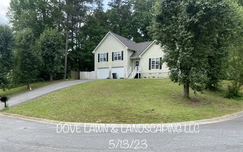 Top-rated lawn care service with custom design in Mableton, GA by Dove Lawn Landscaping
