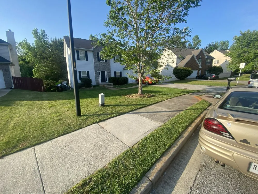 Affordable yard cleanup service with custom design in Mableton, GA by Dove Lawn Landscaping