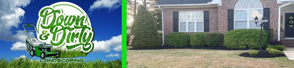 Local yard cleanup service in Fayetteville, NC by Down & Dirty Landscaping