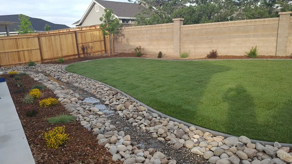 Custom garden landscaping for homes in Carson City, NV by Down 2 Earth Landscaping