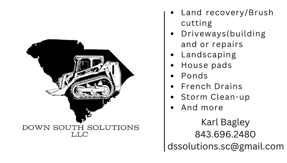 Custom residential landscaping in Ravenel, SC by Down South Solutions