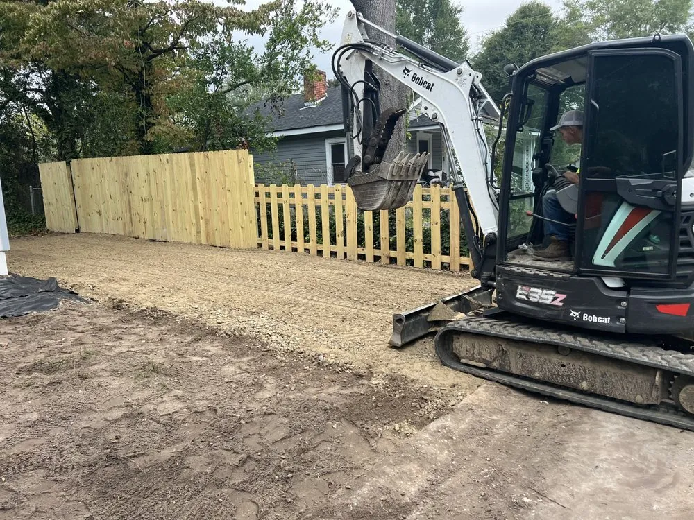 Professional yard cleanup service for residential properties in Fayetteville, NC by Down to Earth Clearing & Mulching