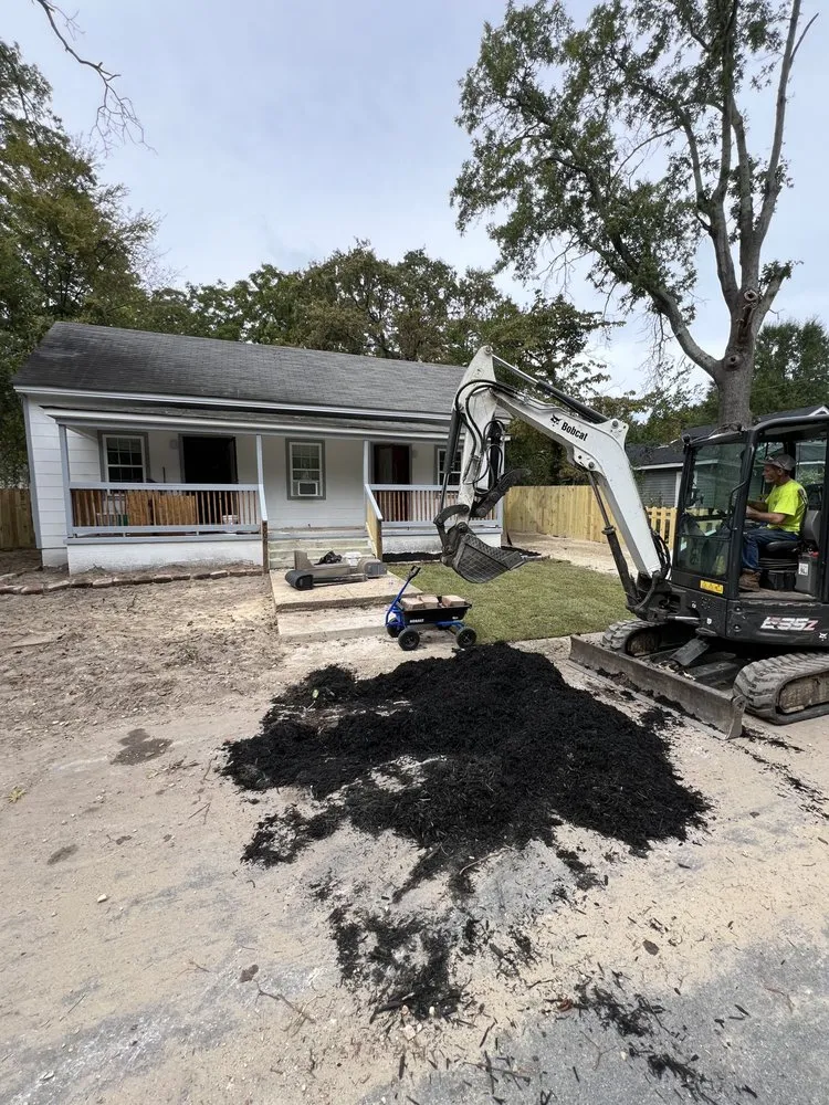 Local residential landscaping in Fayetteville, NC by Down to Earth Clearing & Mulching
