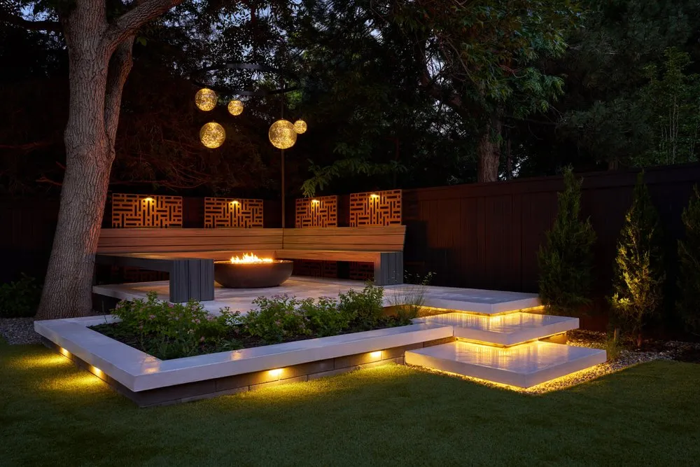 Custom residential landscaping with custom design across Denver, CO - Down To Earth Landscaping