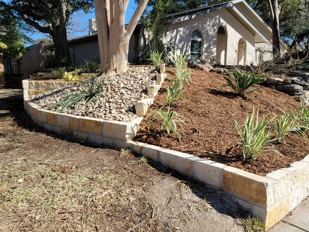 Trusted yard cleanup service with custom design in San Antonio, TX by Down to Earth Landscaping