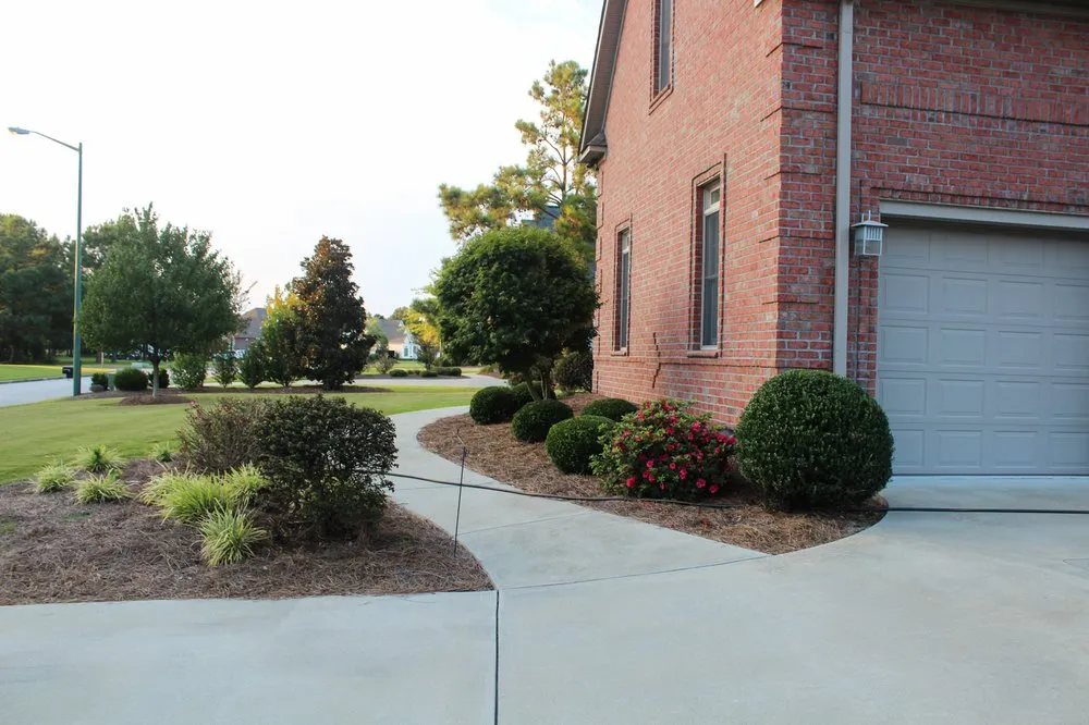 Custom landscape installation in Vanceboro, NC - Down to Earth Landscaping