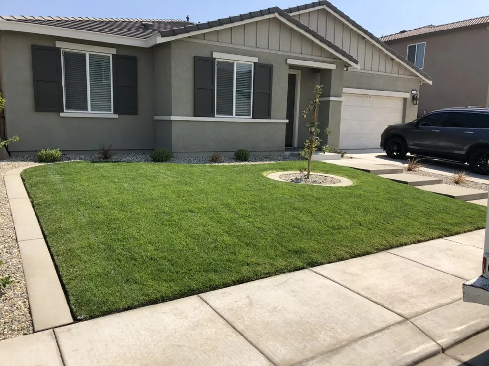 Local lawn mowing service for outdoor upgrades across Modesto, CA - Down To Earth Outdoor Aesthetics