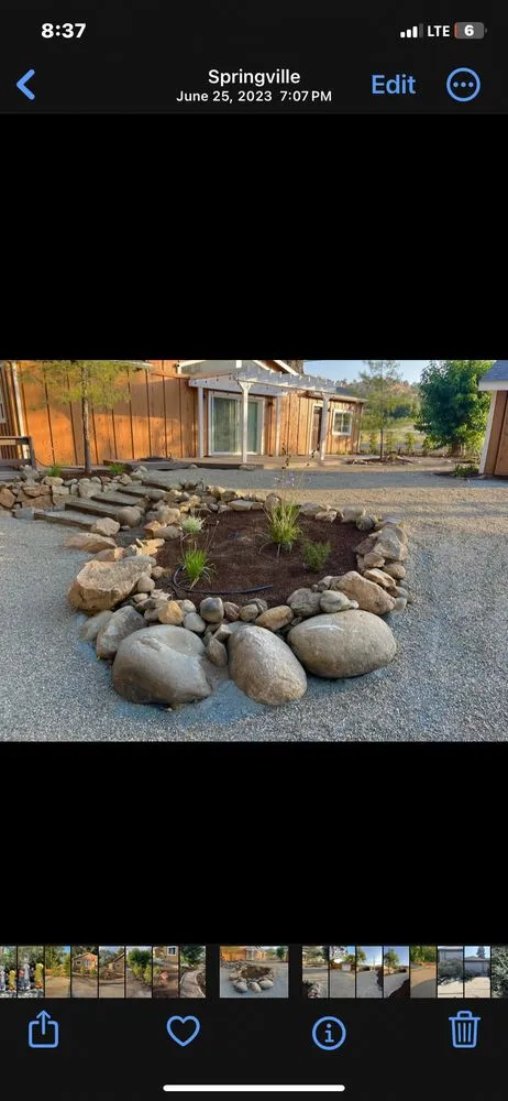 Custom yard maintenance experts serving Springville, CA - Down to Earth