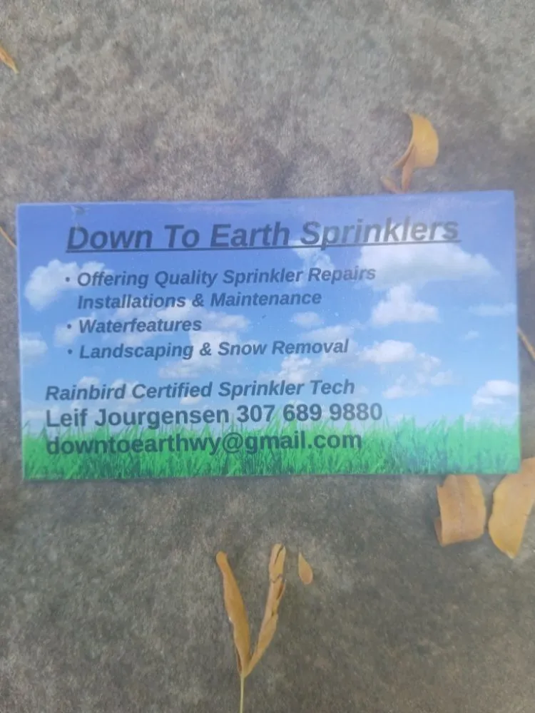 Affordable yard maintenance experts serving Moorcroft, WY - Down To Earth Sprinklers