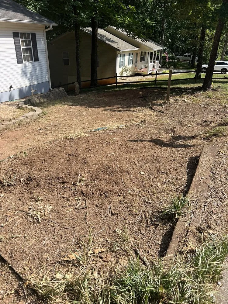 Custom landscaping services for beautiful yards in Winder, GA by Down2Dirt Stump Grinding