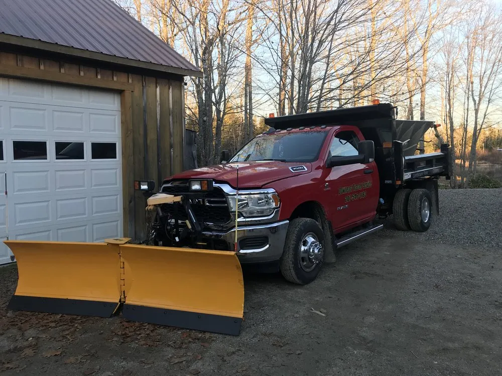 Custom landscape installation in Steuben, ME - Downeast Tractor Service