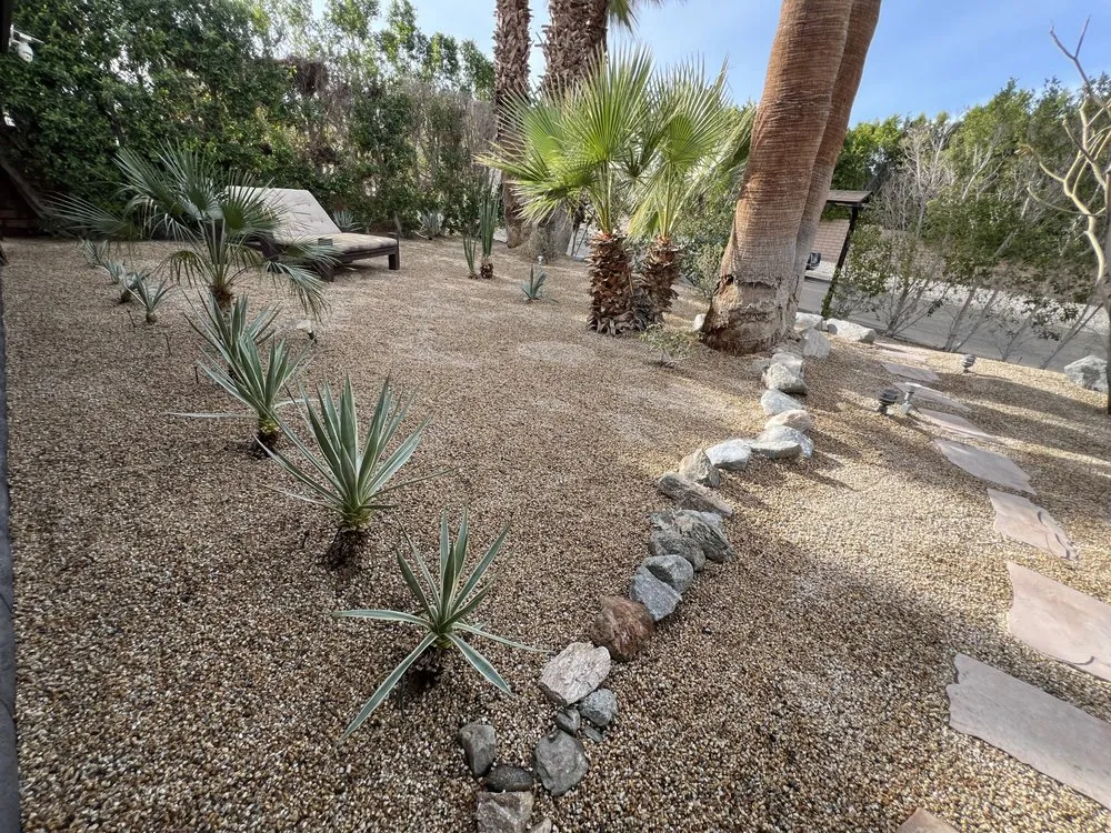 Custom yard cleanup service for homes in Desert Hot Springs, CA by Doyen