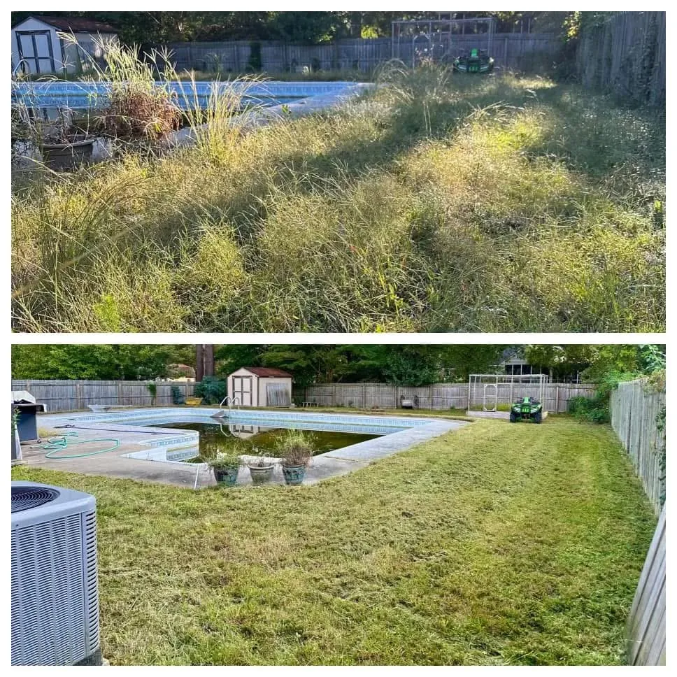 Affordable yard cleanup service for homes in Moyock, NC by Doyle Enterprises