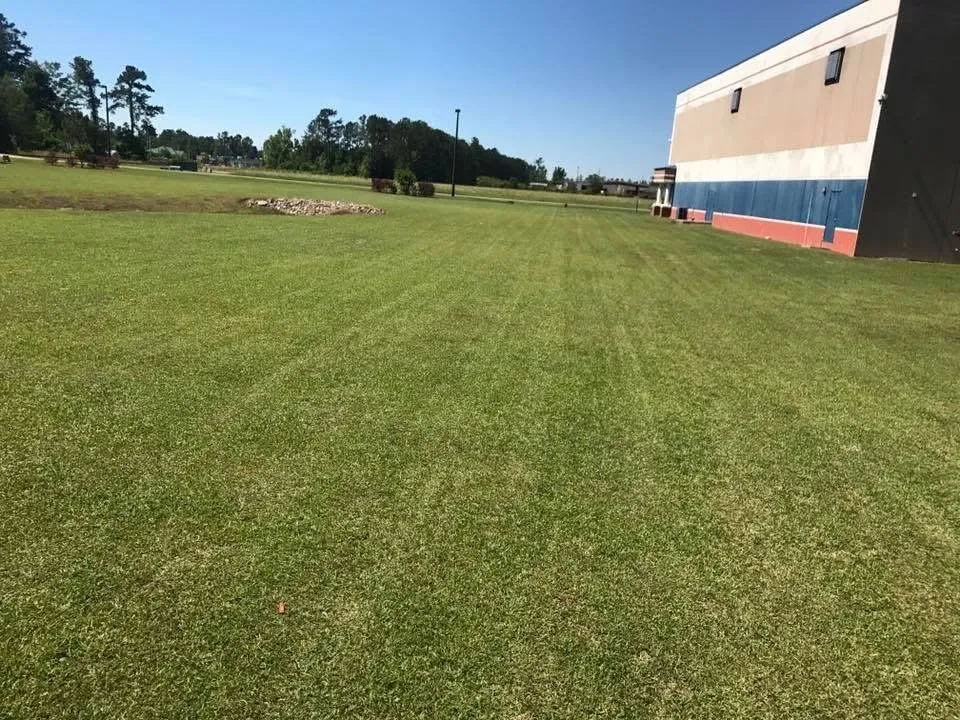 Custom garden landscaping in Loris, SC by Dozier’s Lawn Care