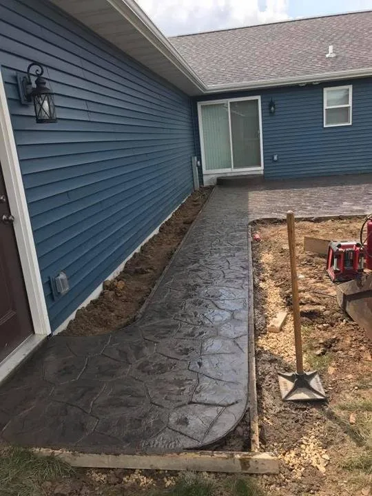 Reliable yard maintenance for residential properties in Albany, WI by DP Concrete & Landscaping
